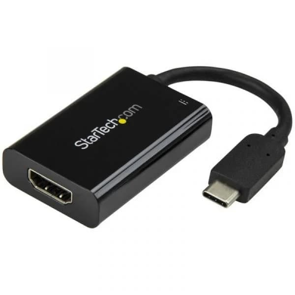 Startech Adaptador Gráfico usb C Macho Hdmi Fêmea 4K Preto - CDP2HDUCP