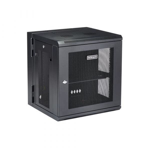 Startech Bastidor de Parede 12U (90 Kg) Preto - RK12WALHM