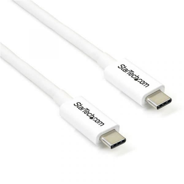 Startech Cabo Thunderbolt Macho - Macho (2 Mts) Branco - TBLT3MM2MW