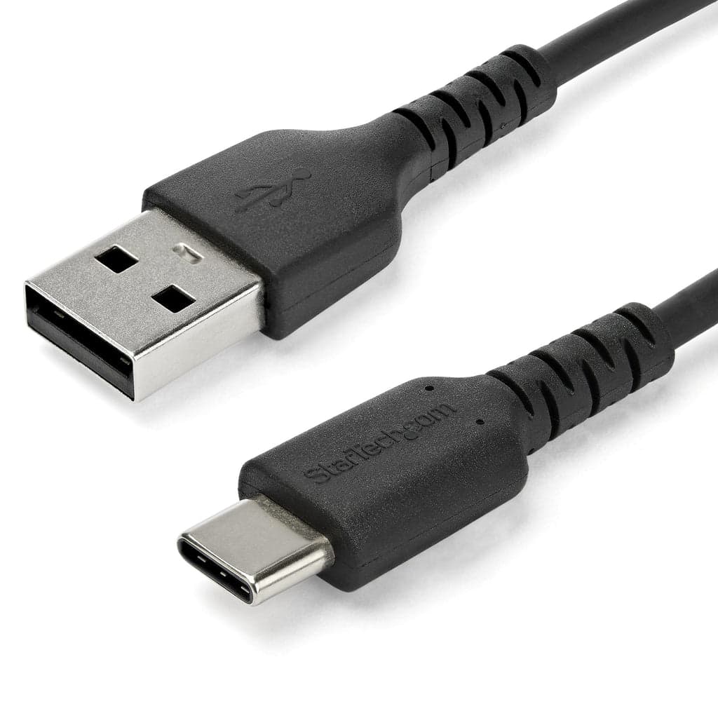 StarTech.com RUSB2AC2MB cabo USB 2 m USB 2.0 USB A USB C Preto