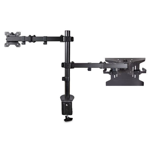 StarTech Braço Suporte Ajustável com Bandeja VESA para Portátil 4.5Kg + Monitor até 32" 8Kg