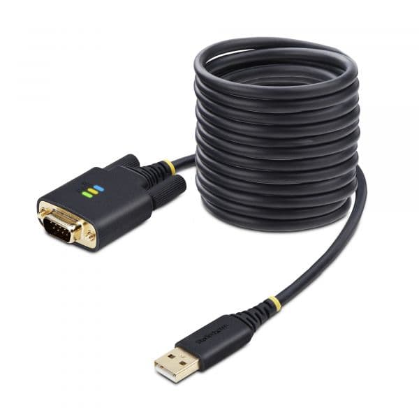 StarTech.com 1P10FFC-USB-SERIAL Cabo Adaptador USB-A para Serial DB-9, Interchangeable, 3m