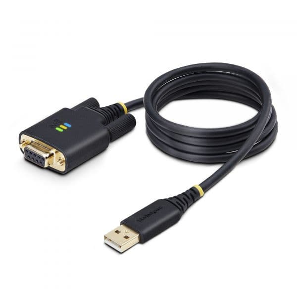 Startech 1P3FFCNB-USB-SERIAL Cabo Adaptador USB Null Modem FTDI RS232 1m Preto