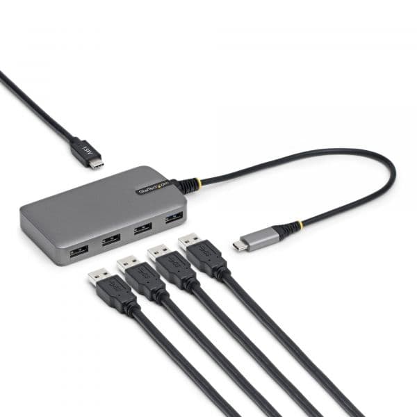 StarTech.com 5G4AC-USB-C-HUB Hub USB-C 3.2 Gen 1 4 Portas USB-A Cinzento
