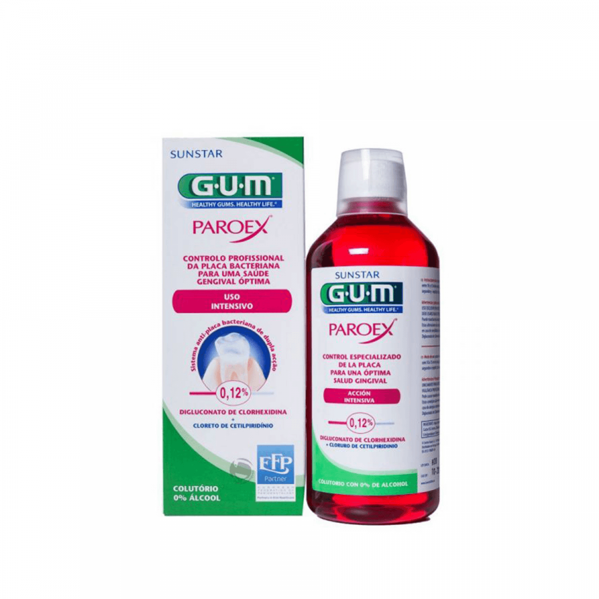 G.U.M Paroex Elixir Pré e Pós-operatório 500ml