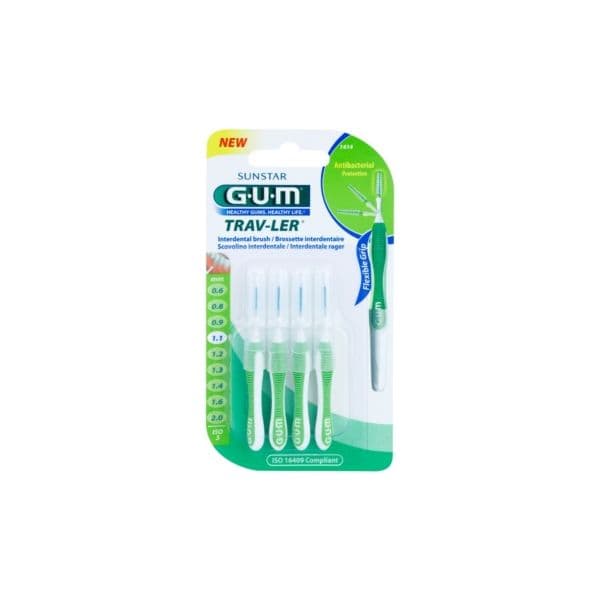 G.U.M Trav-Ler escovas Interdentais 1,1mm 4 Unidades
