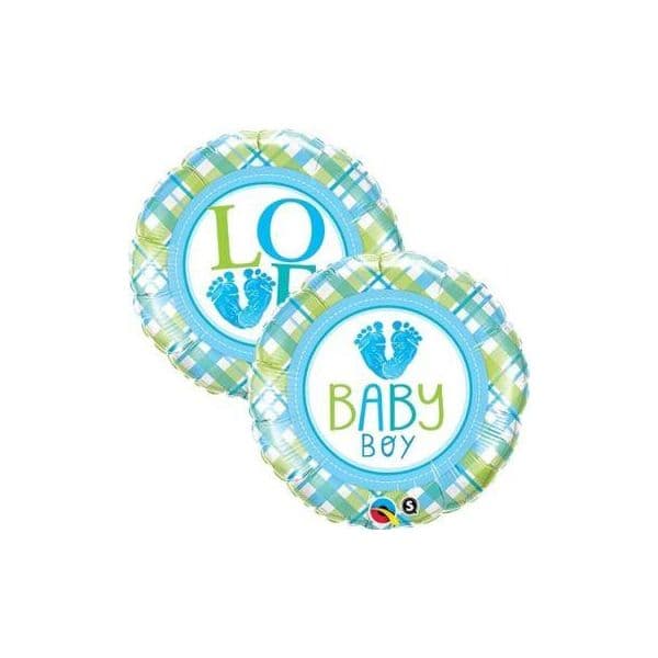 Qualatex Balão Foil 18" Baby Boy Love - 020025726