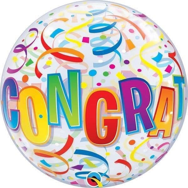 Qualatex Bubble 22" Congratulations - 020082540