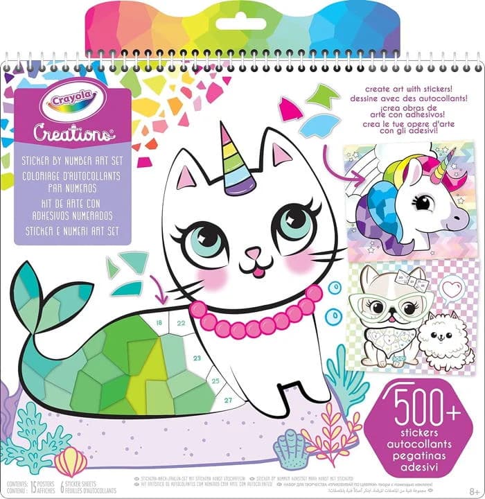 Crayola Creations Album Stickers e Números