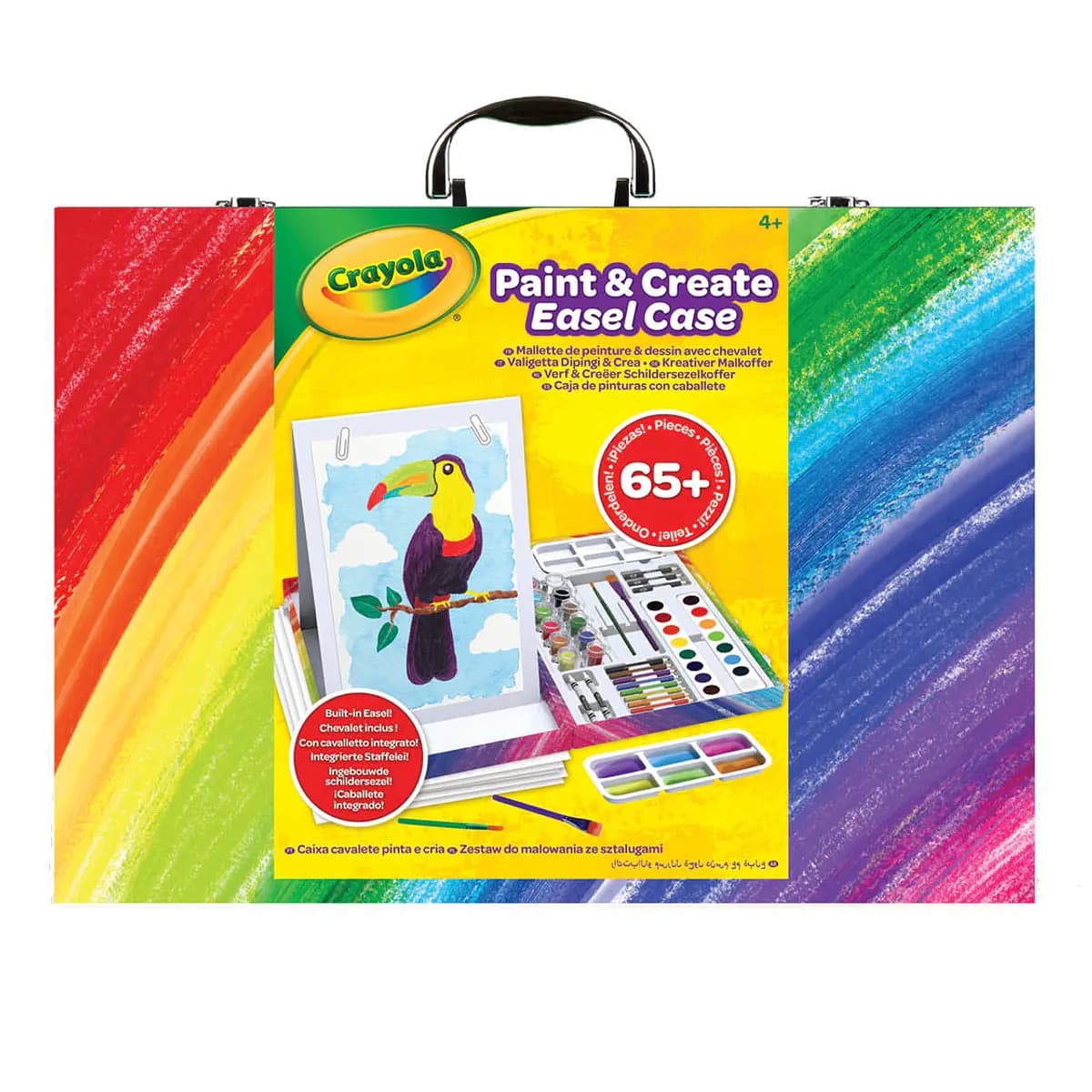 Crayola Mala de Pinturas Arco Íris com Cavalete 4+