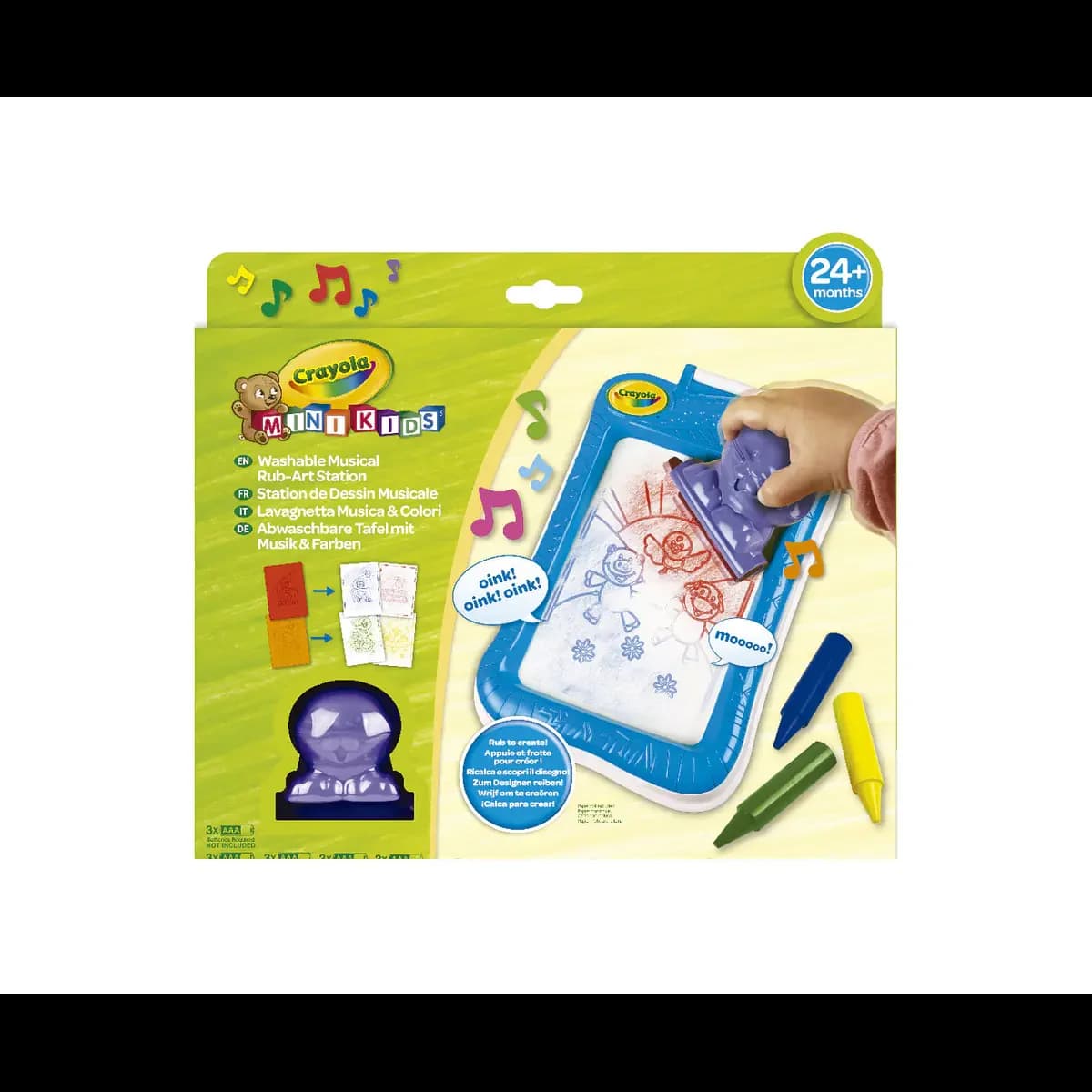 Crayola Mini Quebra Cabeça Desenhos de Carimbo Infantil