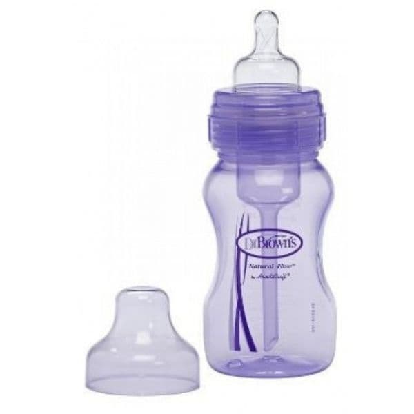 Dr. Brown's Biberão Options Boca Larga 270ml Purple
