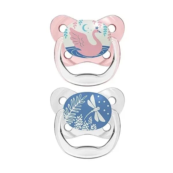 Dr. Browns Chupeta Prevent Noturna 0-6m Silicone Rosa