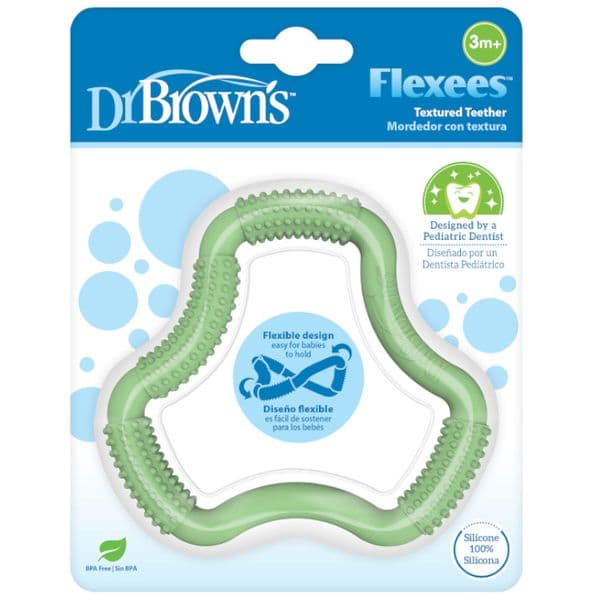 Dr Brown's Flexees Mordedor Verde 3M+