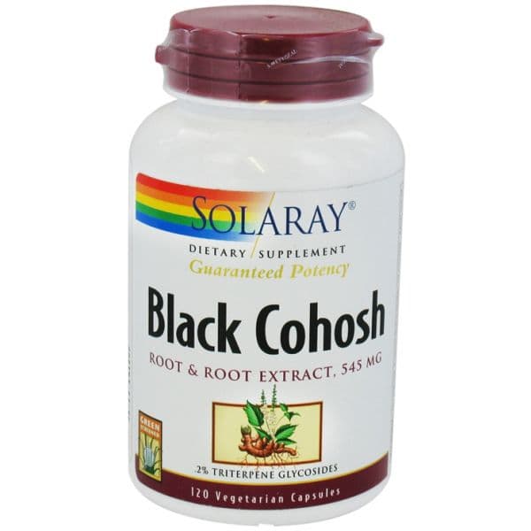 Solaray Black Cohosh 545mg 120 Cápsulas