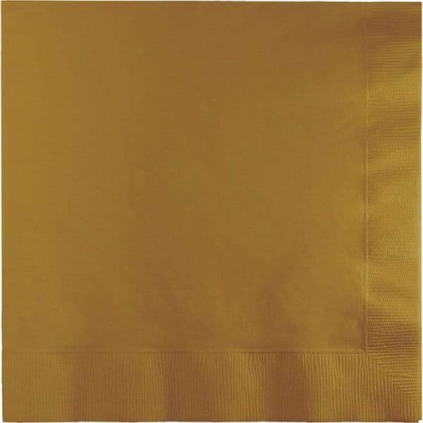 Creative Converting Pack 50 Guardanapos 33cm Dourado
