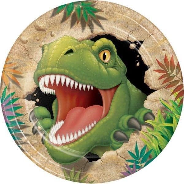 Creative Converting Pratos 23cm Dinossauros - 120425012