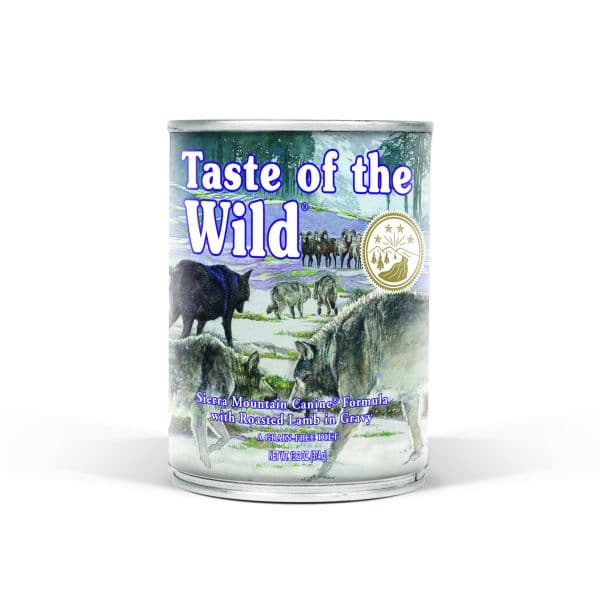 Ração Húmida Taste of the Wild Sierra Mountain Lamb in Gravy Wet Dog 390g