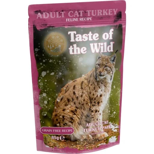 Ração Húmida Taste of the Wild Adult Feline Peru e Frango Patê 85g