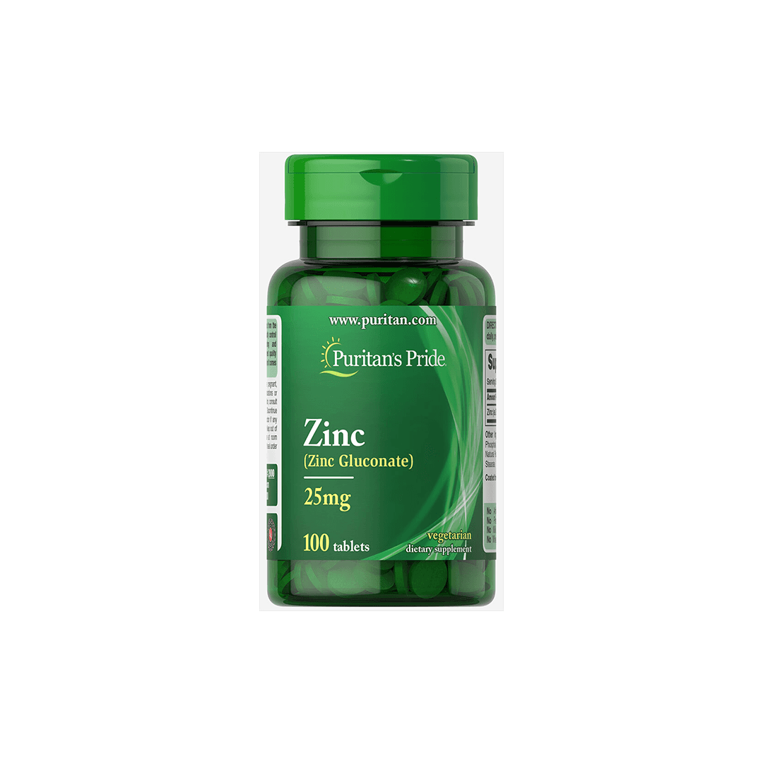 Zinc Gluconate 25 mg 100 Tablets