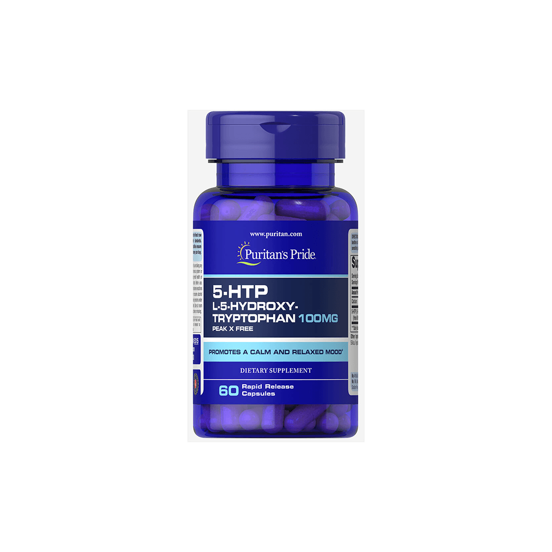 5-HTP (Hydroxytryptophan) 100 mg 60 Rapid Release Capsules