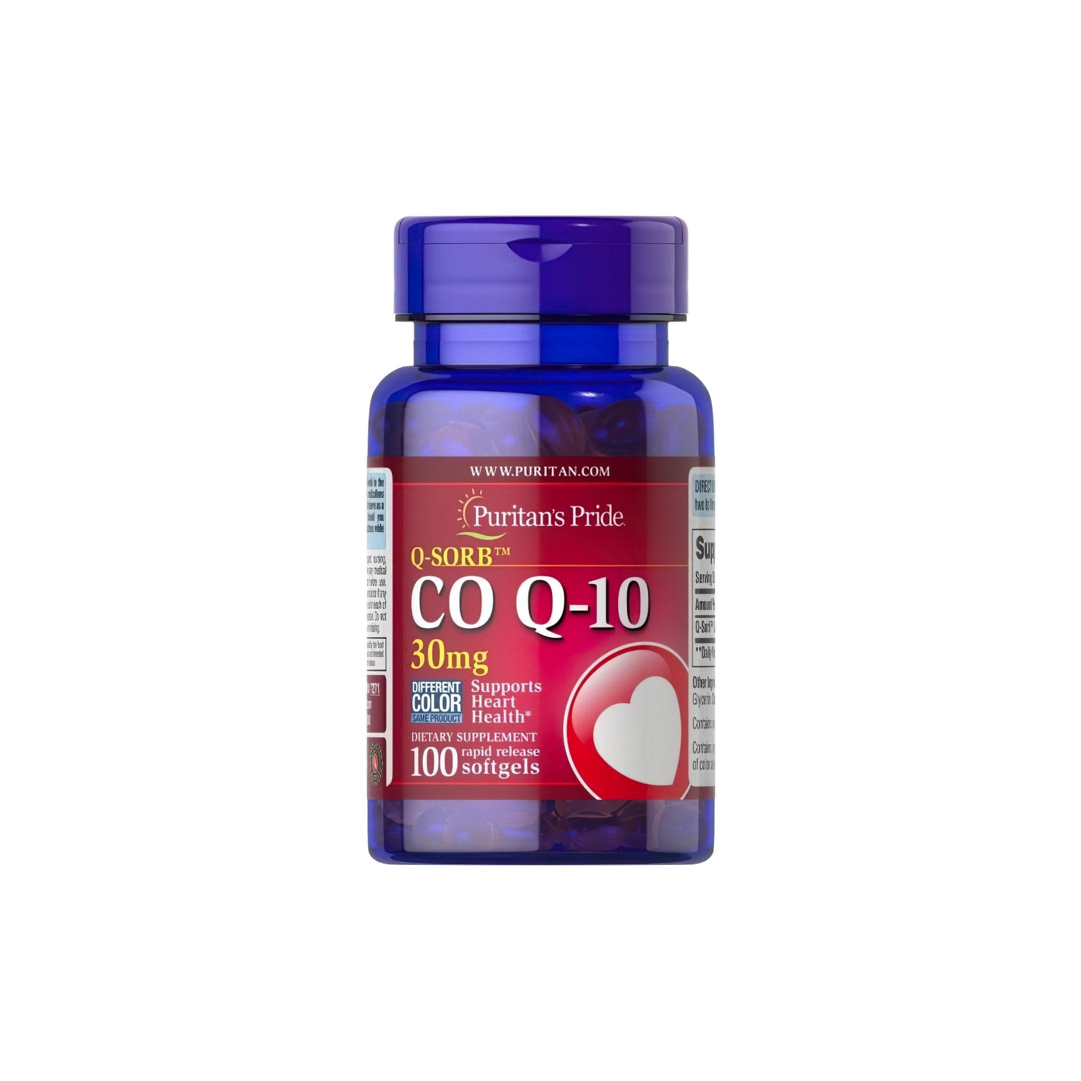 Q-SORB™ Co Q-10 30 mg 100 rapid release softgels