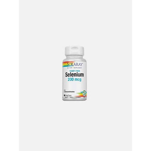 Solaray Selenium 200mcg 90 Cápsulas