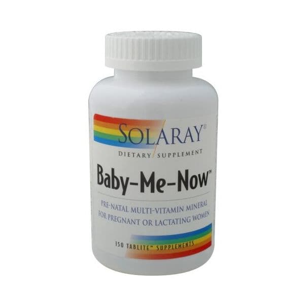 Solaray Baby Me Now Pre-Natal 150 Cápsulas