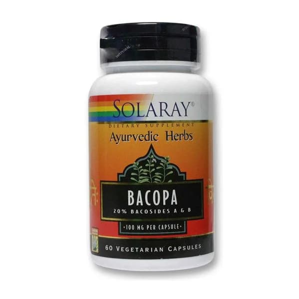 Solaray Bacopa 100Mg 60 Cápsulas