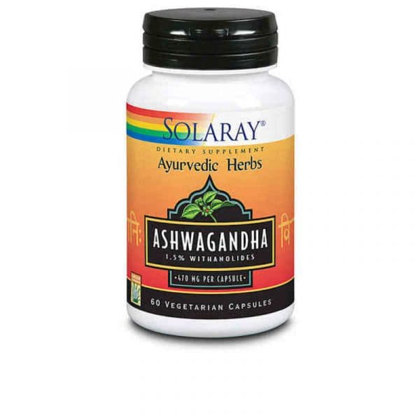 Solaray Ashwagandha 60 Cápsulas Vegetais