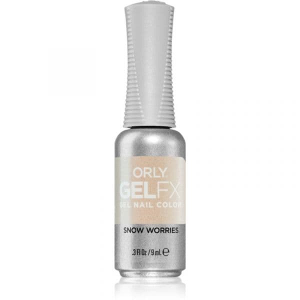 Orly Gelfx Gel Verniz para Unhas de Gel com Lampadas UV/LED Tom Snow Worries 9 ml
