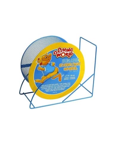 Hagen Roda de Exercício de Luxo em Arame Azul 17.5cms 23cm
