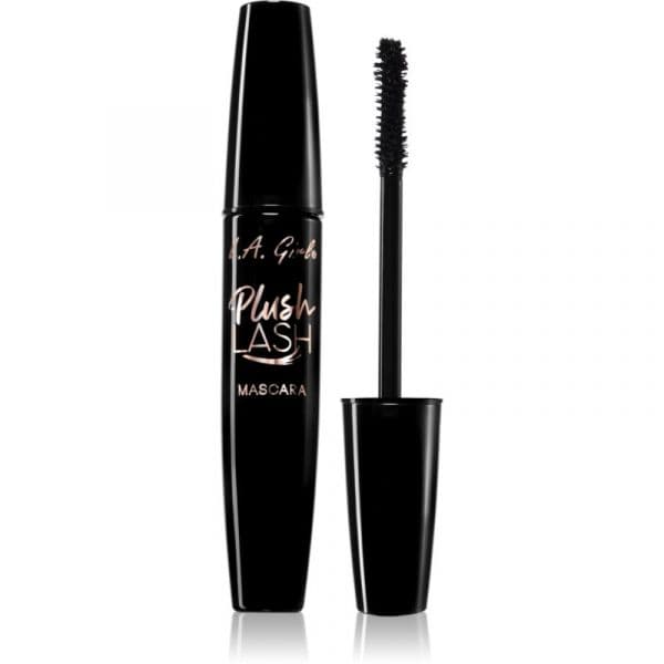 L.A. Girl Cosmetics Plush Lash Máscara para Dar Volume e Curvatura Mais Definida Tom Blackest Black 10g