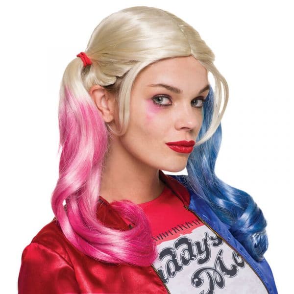 Rubies Peruca Harley Quinn Preto e Vermelho One Size