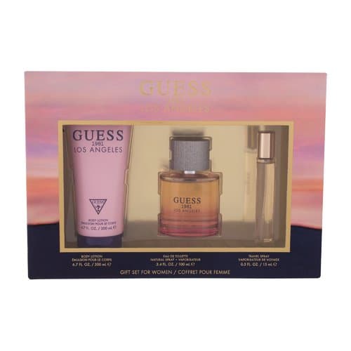Guess 1981 Los Angeles for women EDT gift set 100 ml, body lotion 200 ml and miniature EDT 15 ml