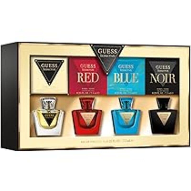 Conjunto Seductive Collection Set – Kolekce miniatur EDT Seductive 7,5 ml a EDT Seductive Noir 7,5 ml a EDT Seductive Blue 7,5 ml a EDT Seductive 30ml