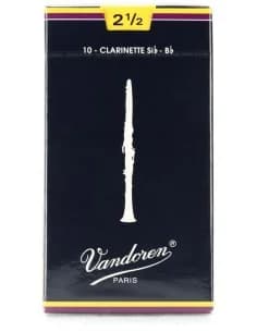 Vandoren Classic Blue Bb Clarinete 2.5 10un.