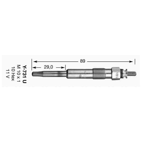 Ngk Vela de Incandescência - 6281