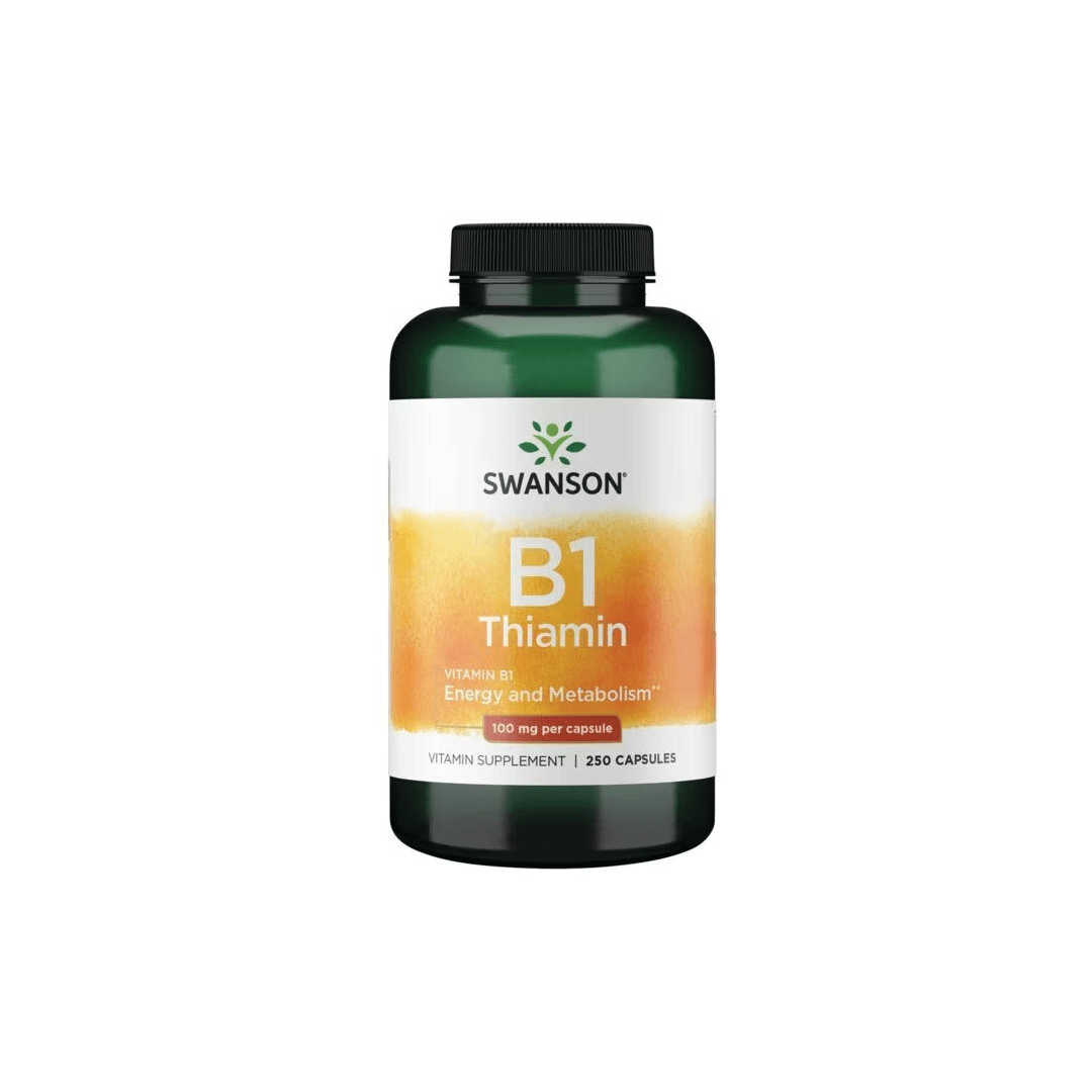 Vitamin B1 Thiamin 100 mg 250 Capsules