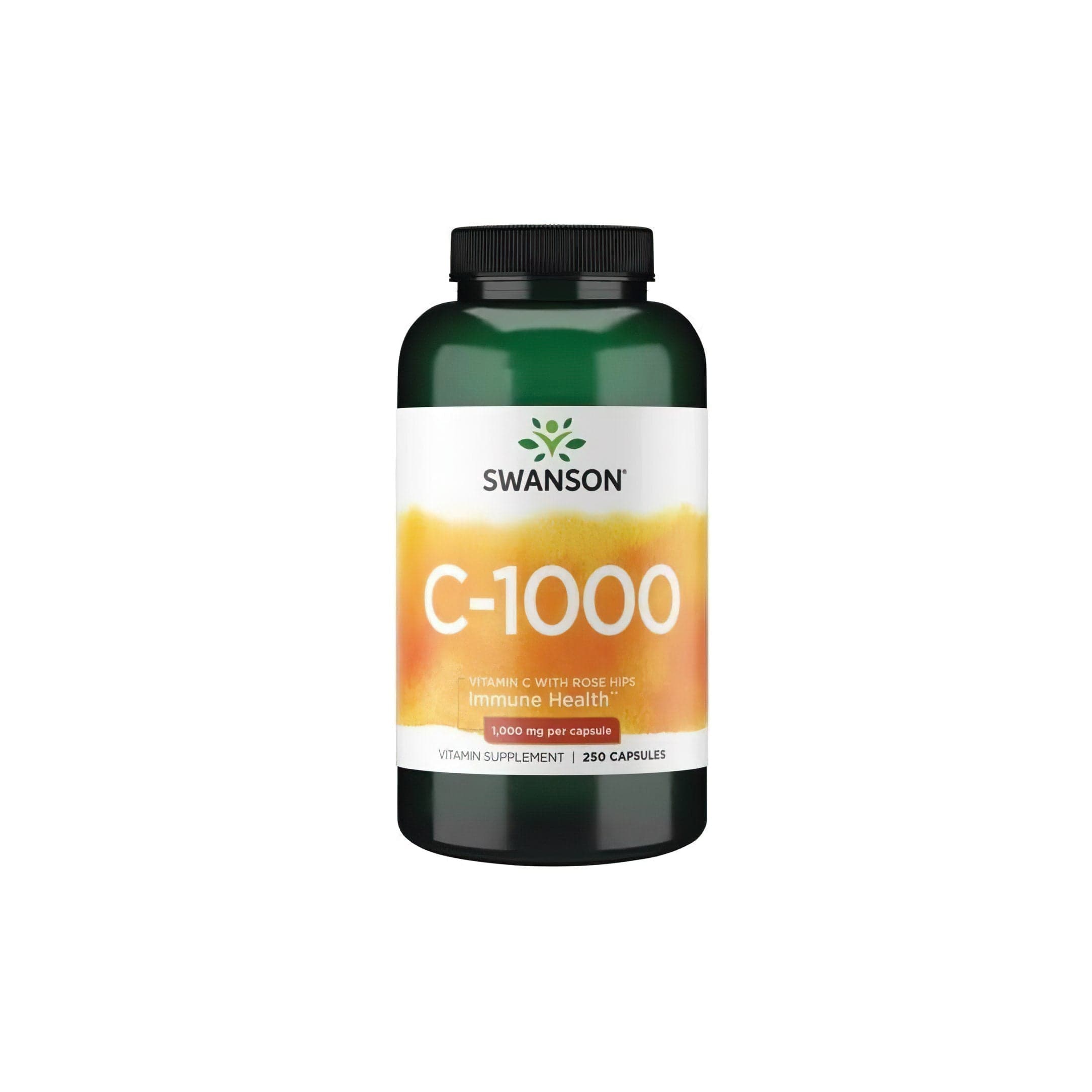 Swanson Vitamina C com Extrato de Rosa Mosqueta 1000 Mg 250 Cápsulas