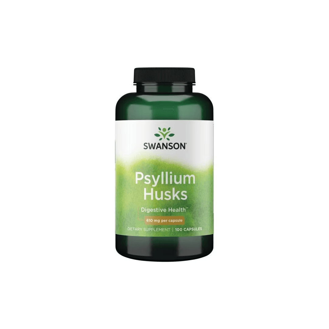 Swanson Psyllium Husks 610mg 100 Cápsulas