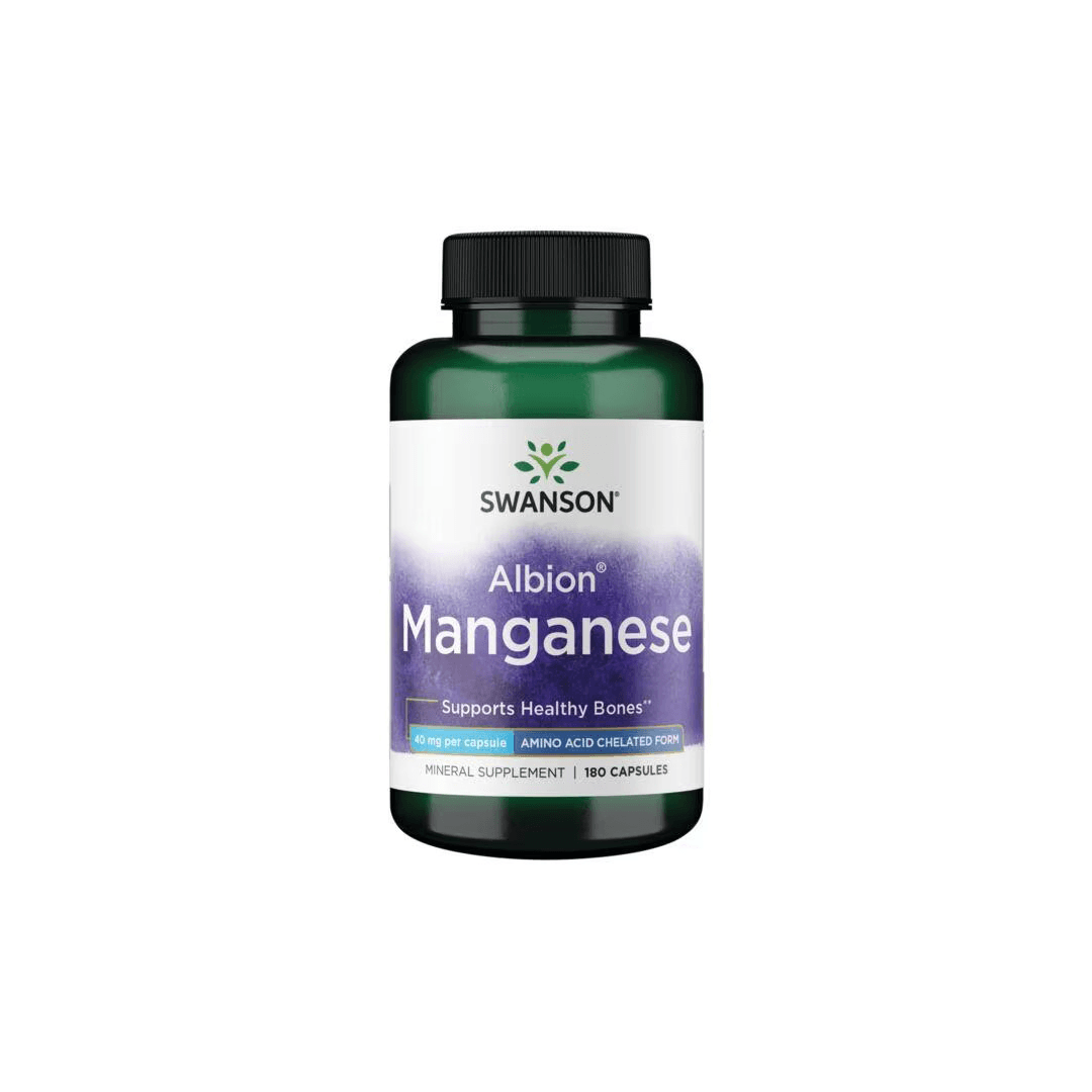 Albion Manganese 40 mg 180 Capsules