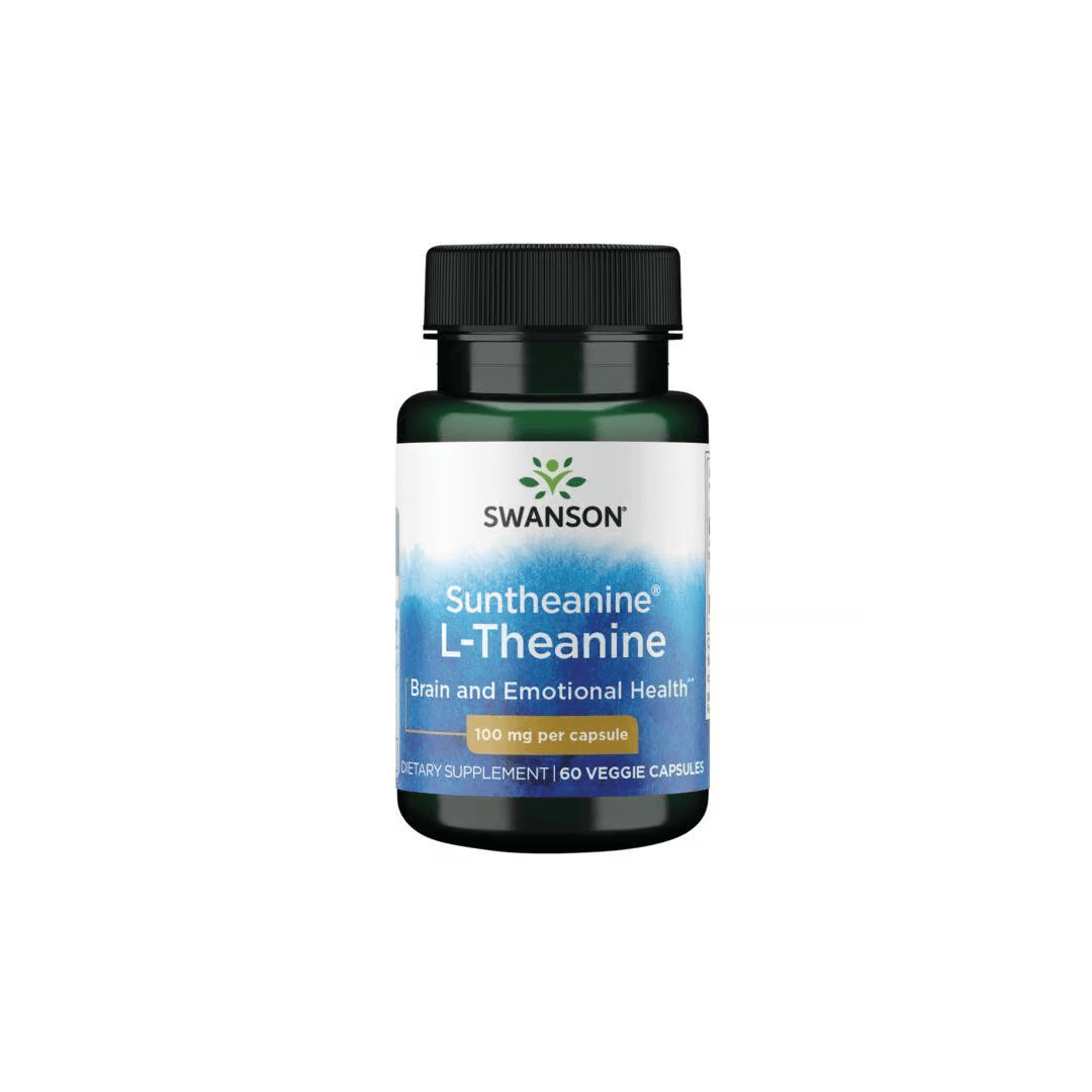 Suntheanine L-Theanine 100 mg 60 Veggie Capsules