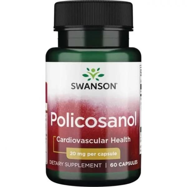Swanson Policosanol 20mg 60 Cápsulas