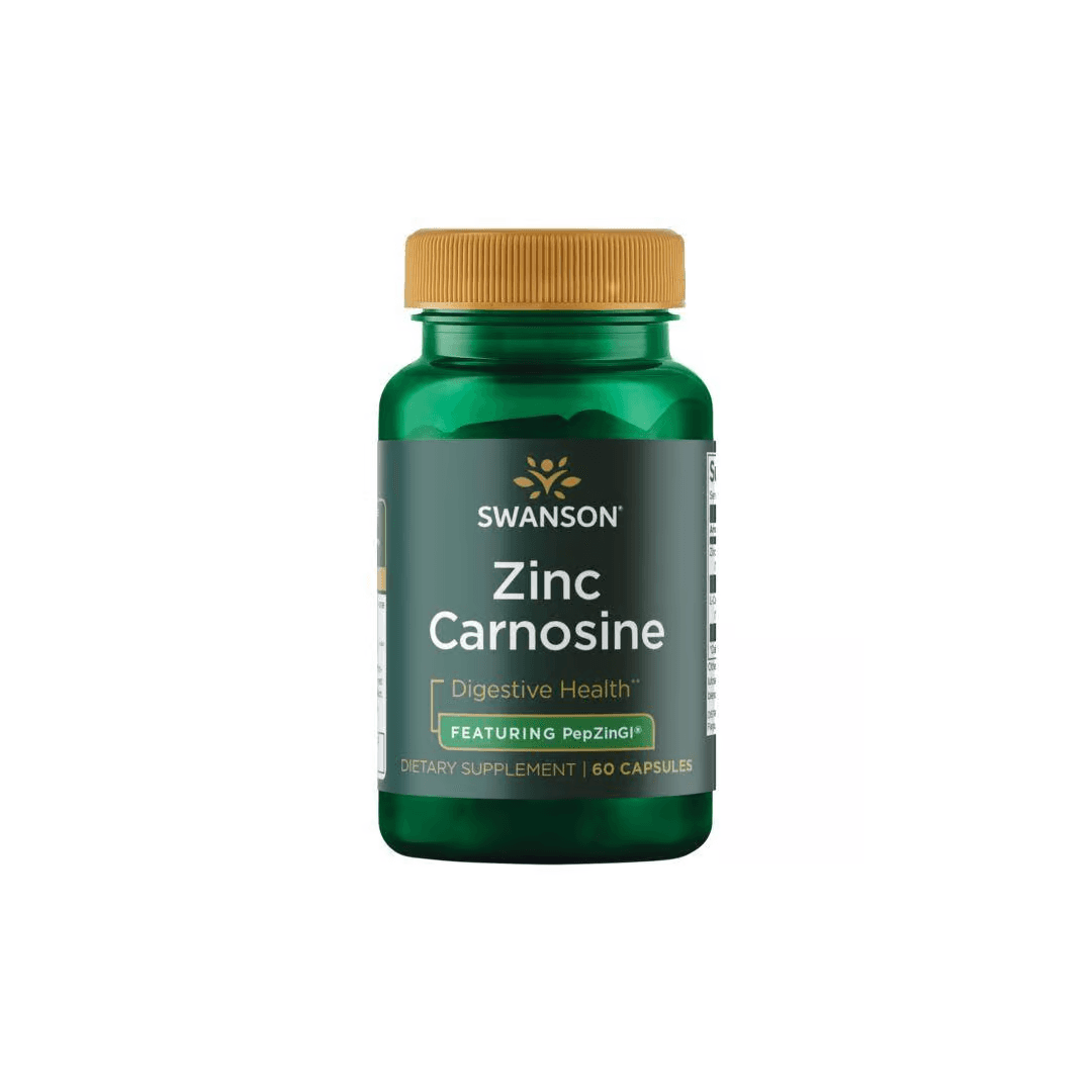 Zinc Carnosine - Featuring PepZinGI 60 Capsules