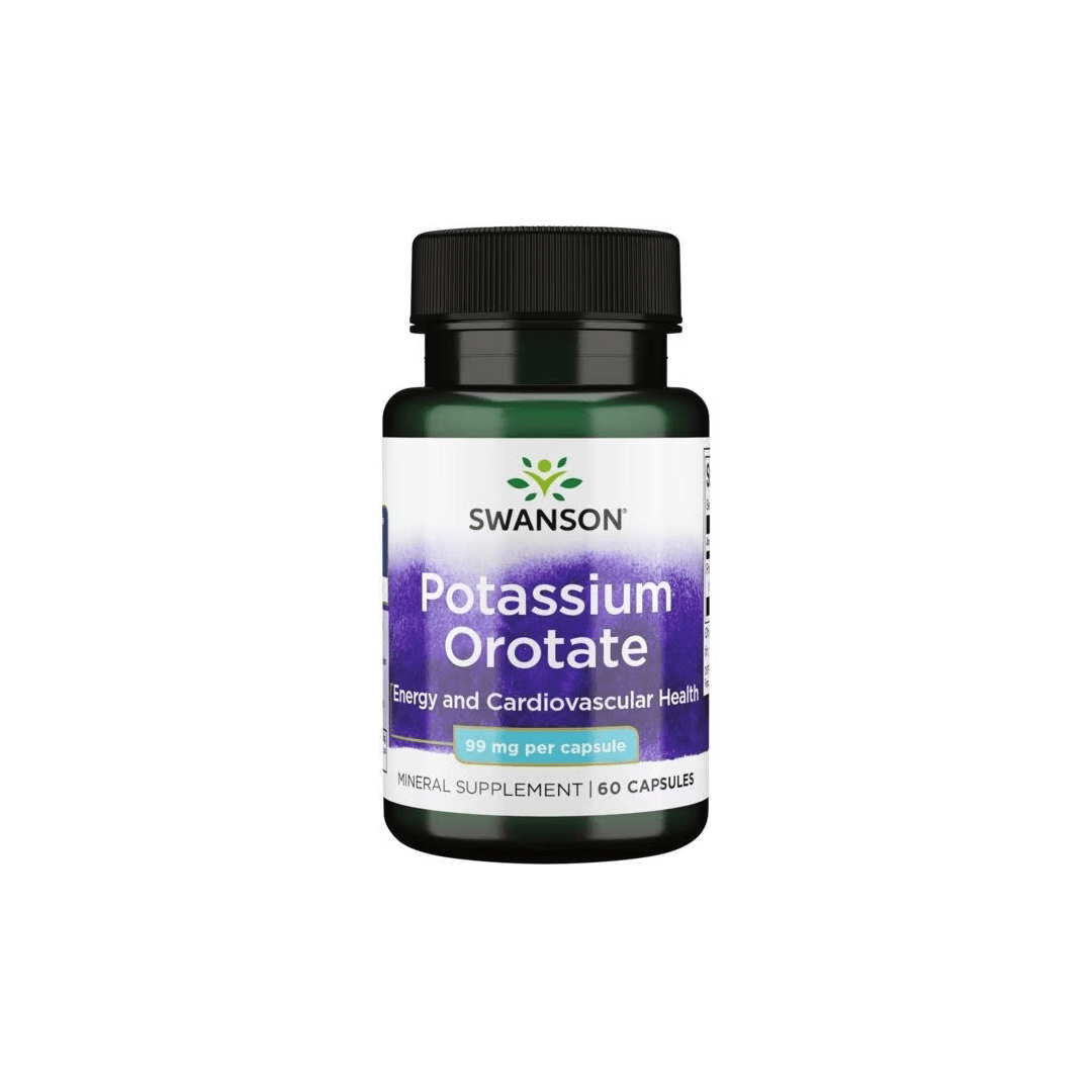 Potassium Orotate 99 mg 60 Capsules