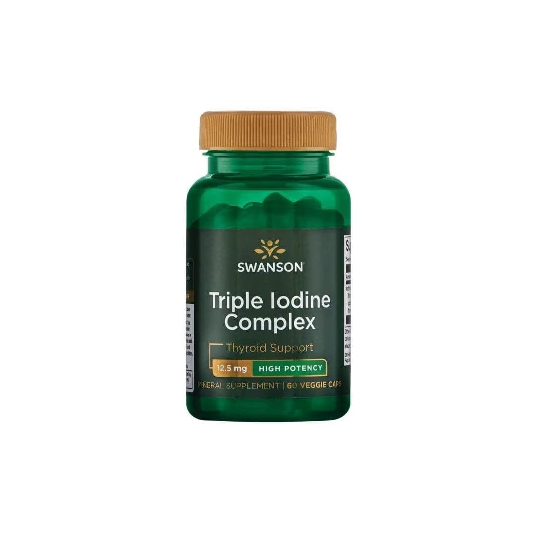 Triple Iodine Complex High Potency 12,5 mg 60 Veggie Capsules