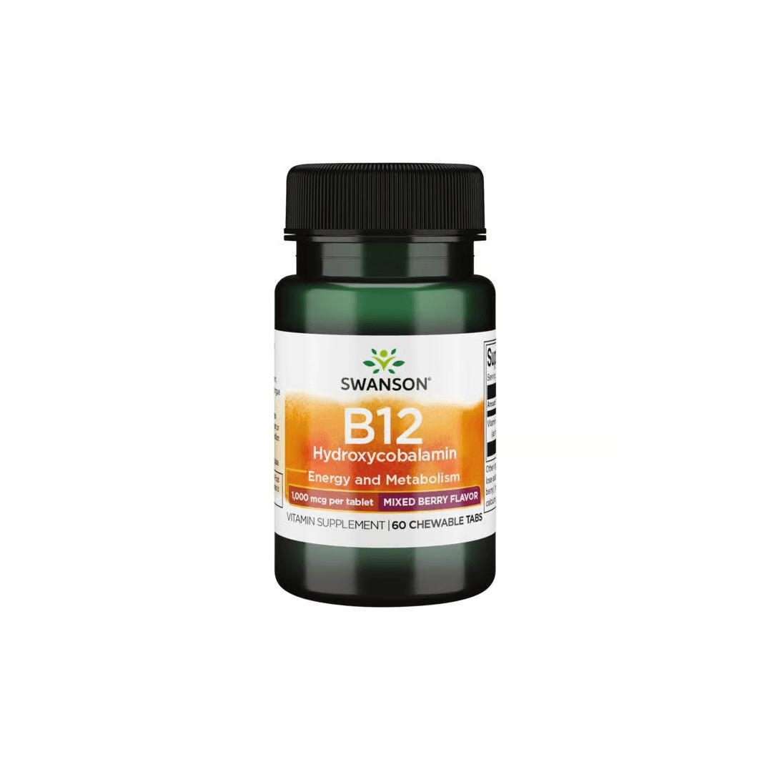 Vitamin B-12 - 1000 mcg 60 tabs Hydroxycobalamin