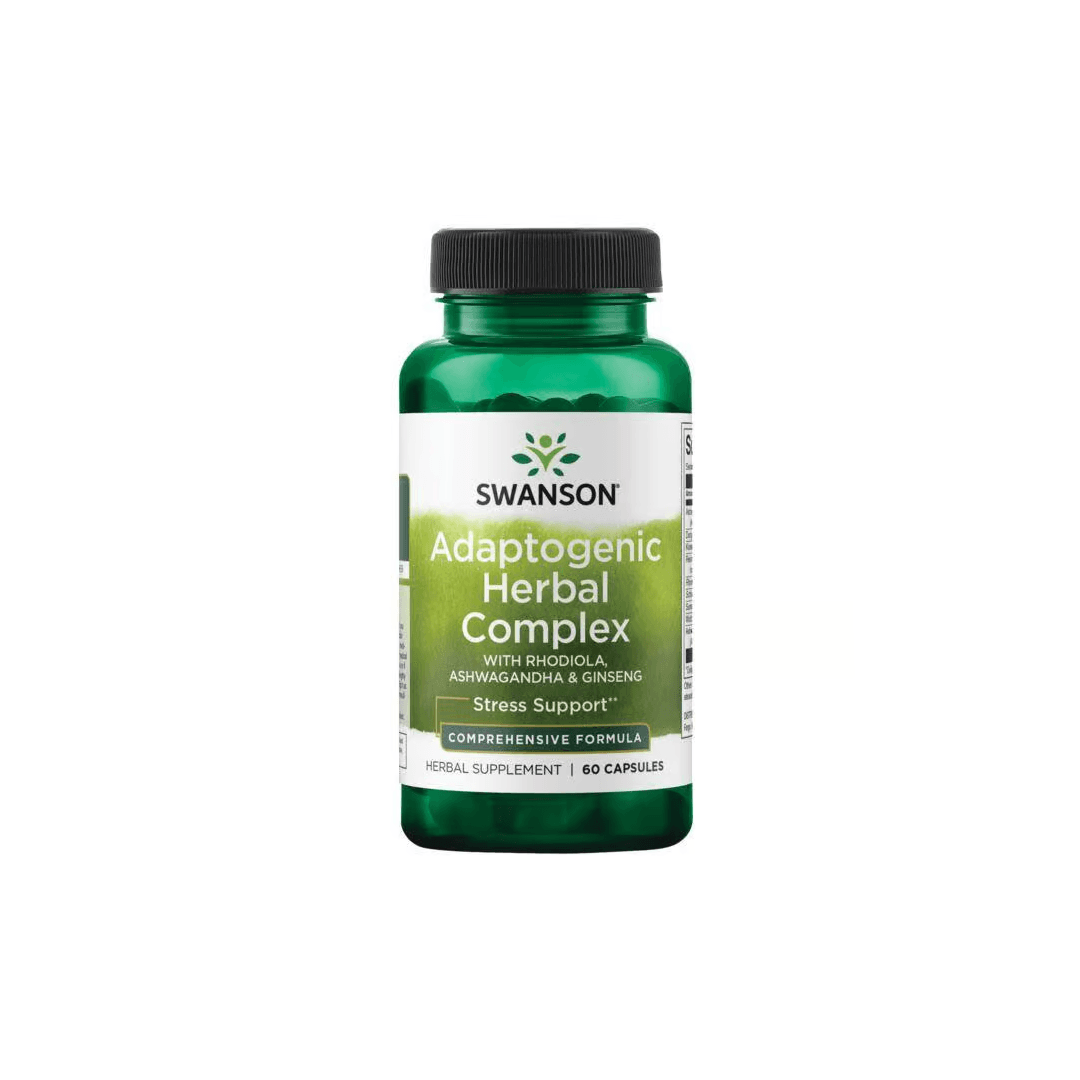 Swanson Complexo de Rhodiola Ashwagandha Ginseng 60 Cápsulas
