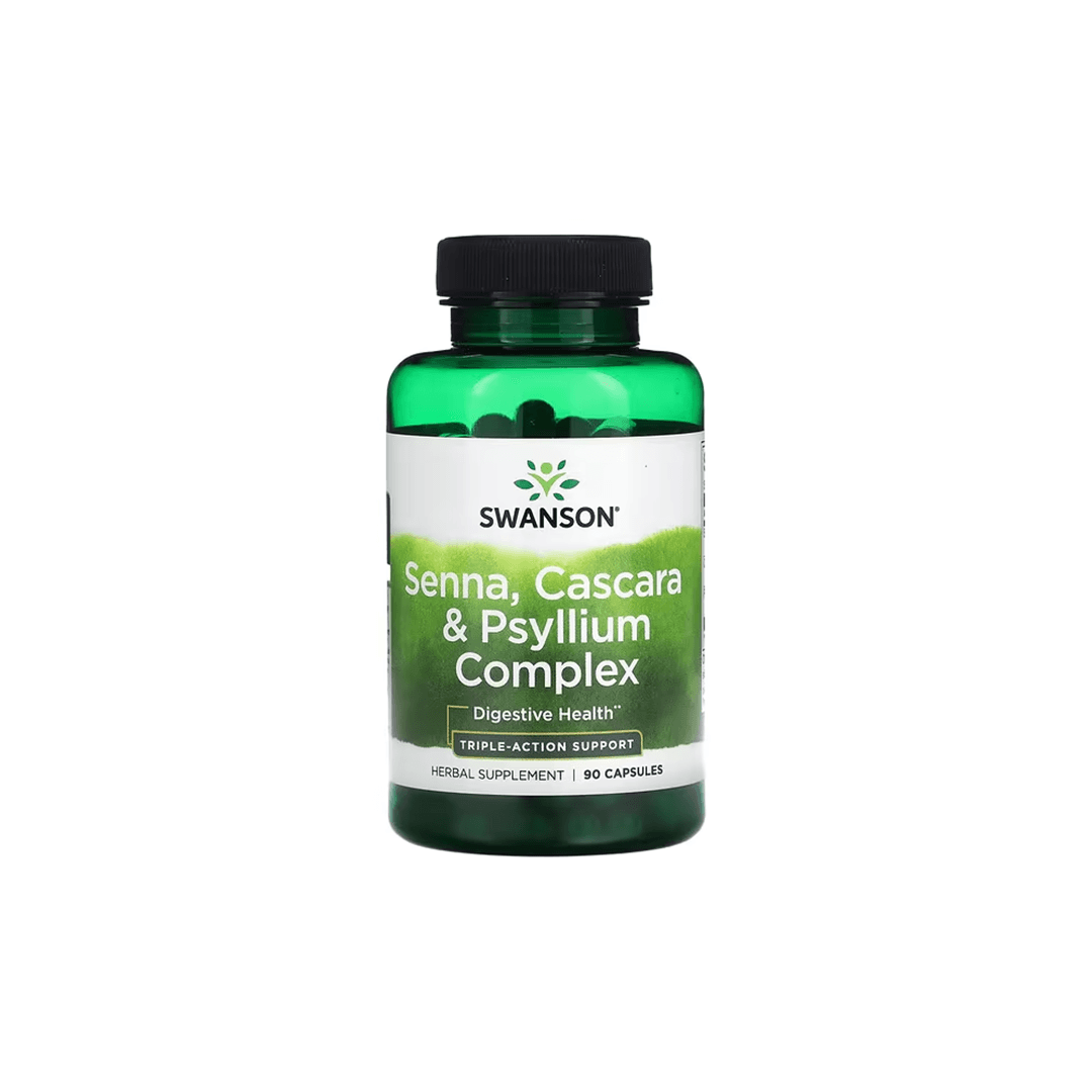 Senna, Cascara & Psyllium Complex 90 Capsules